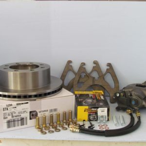 GM 14 Bolt Gen II Full Disk Brake Kit w/ E-brake Calipers 1990+ Models w/ Slide Off Drums