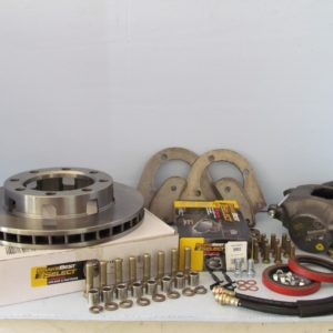 Ford 77-91 Dana 60 Front 15" Wheel Full Disk Brake Kit for Solid Axles